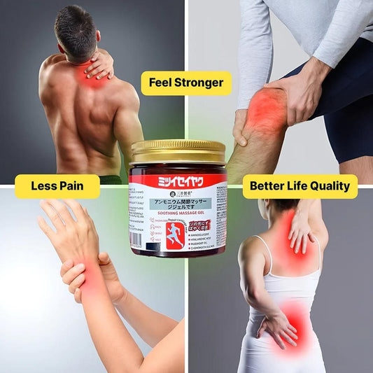 (Pack of 2) Instant Pain Relief Soothing Massage Gel – Fast Relief for Muscle & Joint Pain