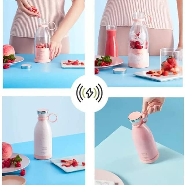 Portable Blender – USB Rechargeable Mini Juicer with Powerful Blending Performance