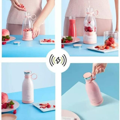 Portable Blender – USB Rechargeable Mini Juicer with Powerful Blending Performance