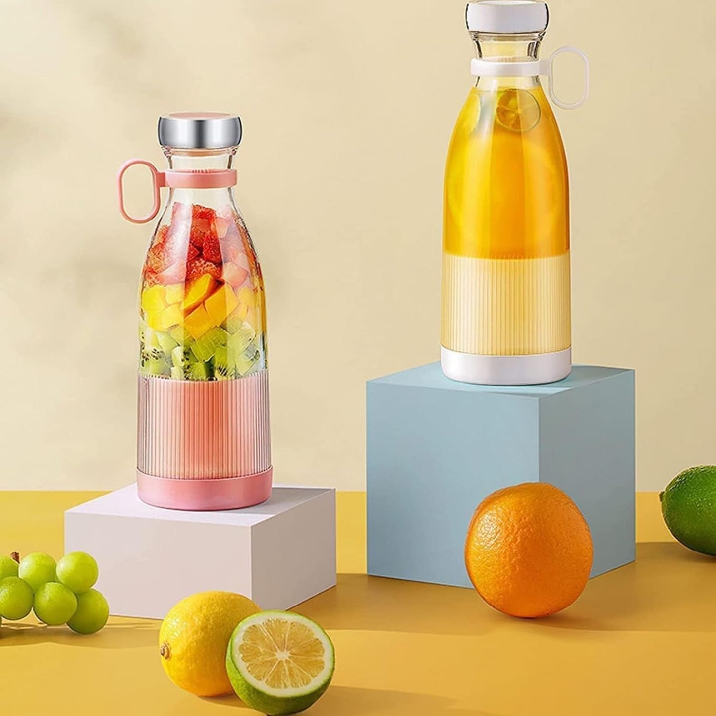 Portable Blender – USB Rechargeable Mini Juicer with Powerful Blending Performance