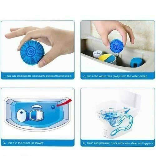 Toilet Cleaning Tablet- Toilet Deodorizer Bathroom Cleaner Tablet