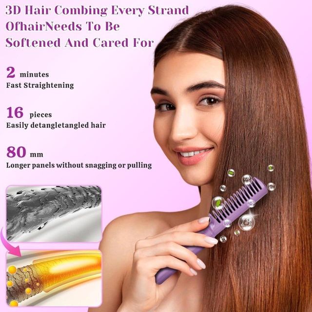 Meneflix™ Portable Hair Straightener Hot Comb