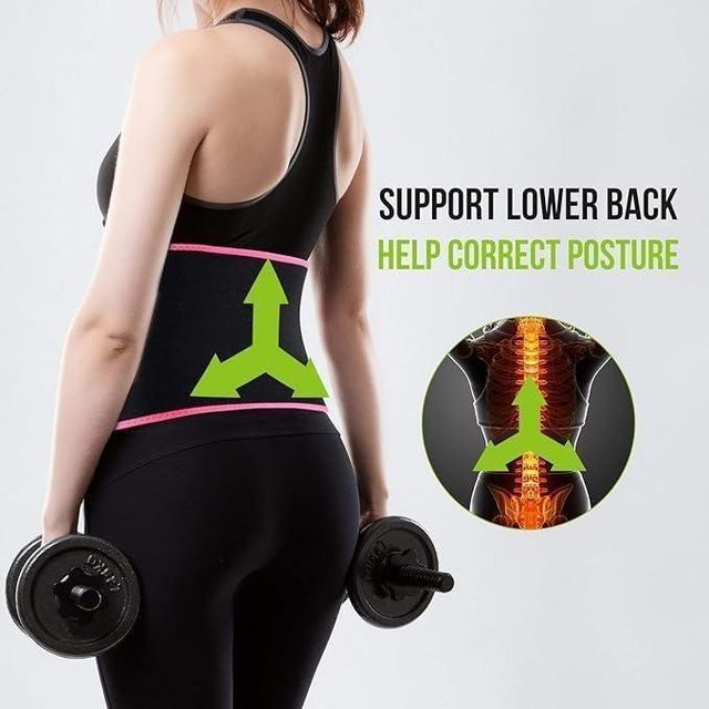 (Pack of 2) Adjustable Waist Trimmer Belt for Men & Women