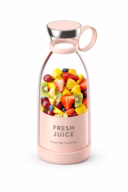 Portable Blender – USB Rechargeable Mini Juicer with Powerful Blending Performance